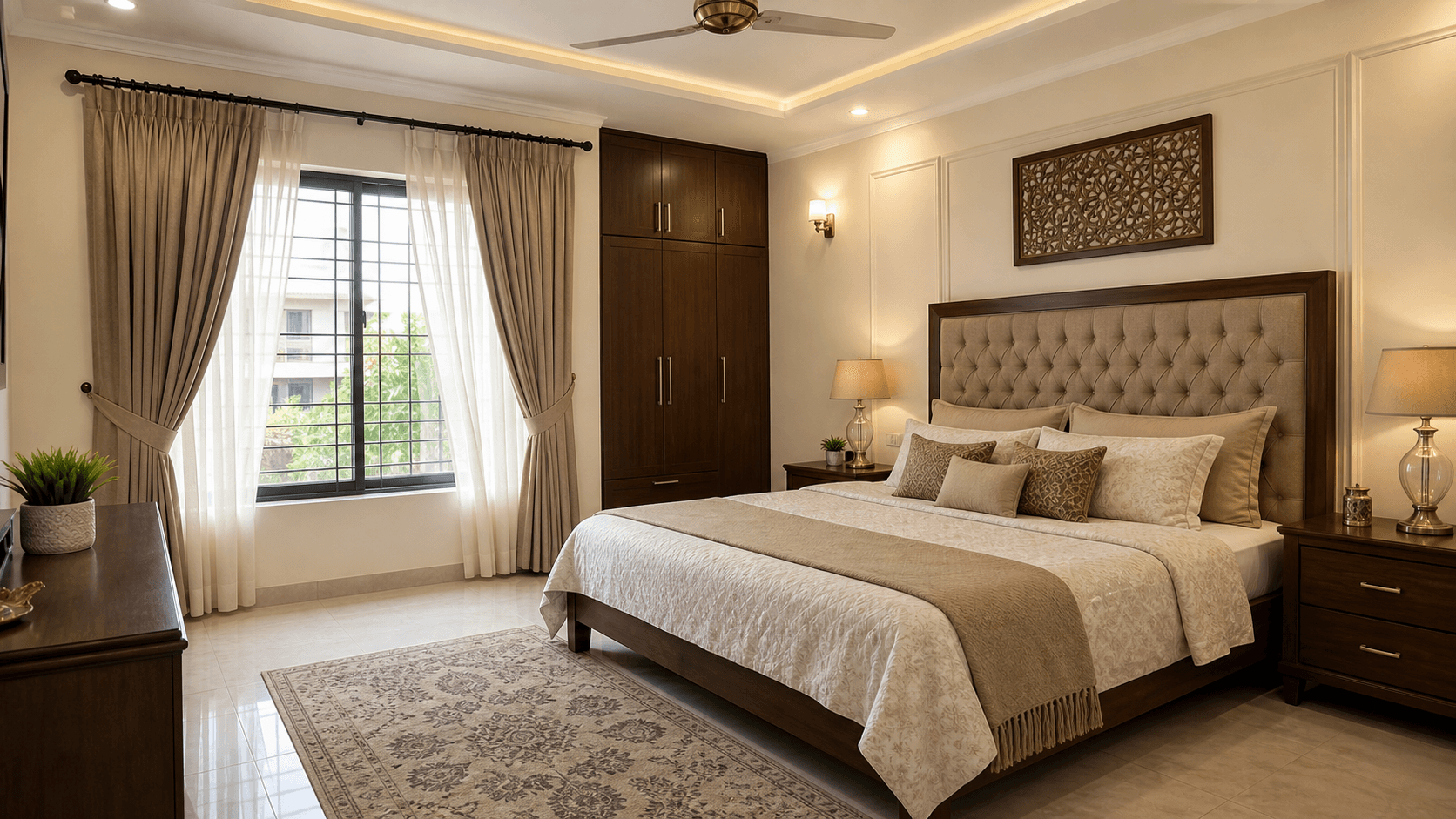 Top City 10 marla home - representative Pakistani bedroom